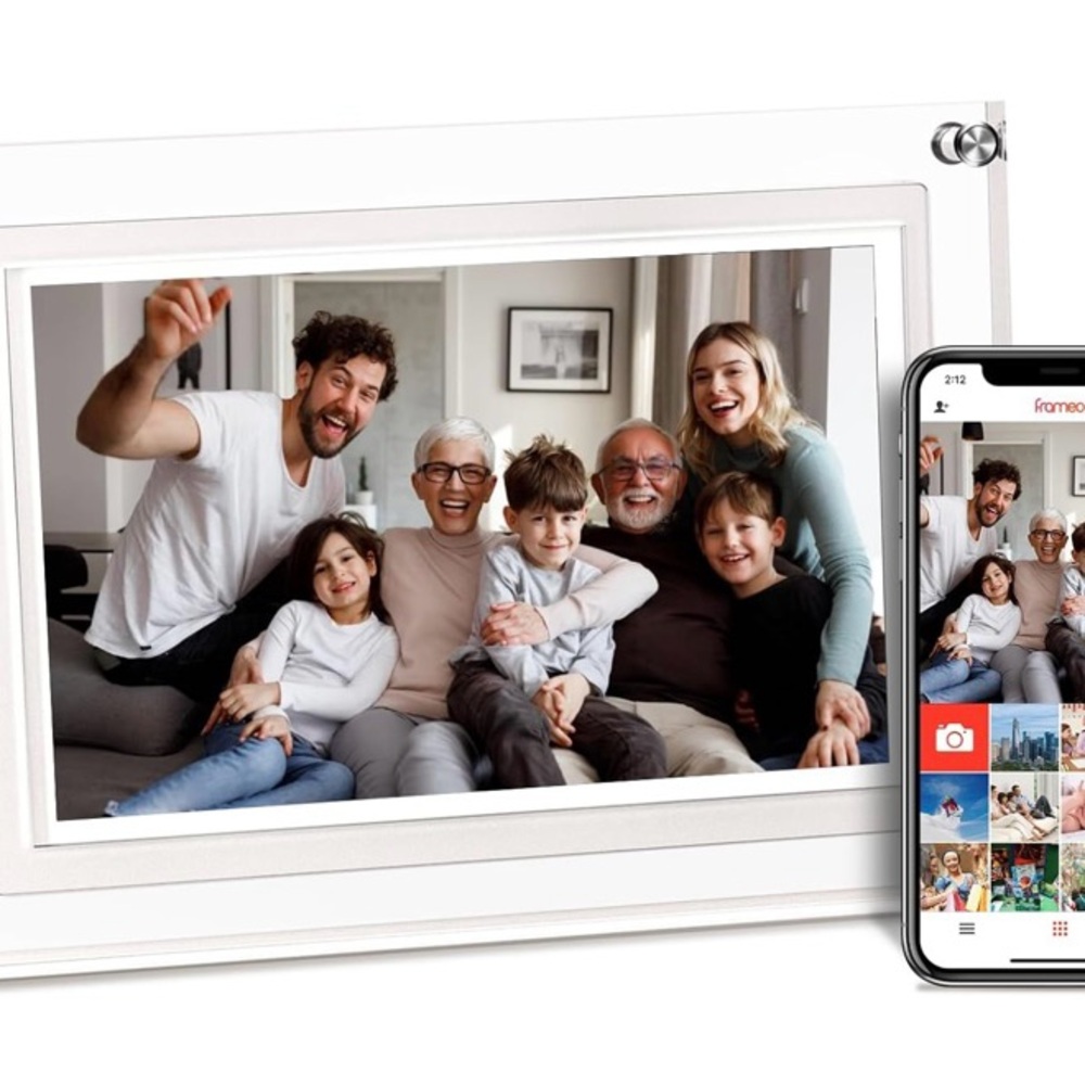 NEW - 10.1inch Acrylic Digital Picture Frame, WiFi Digital Photo Frame with 16GB